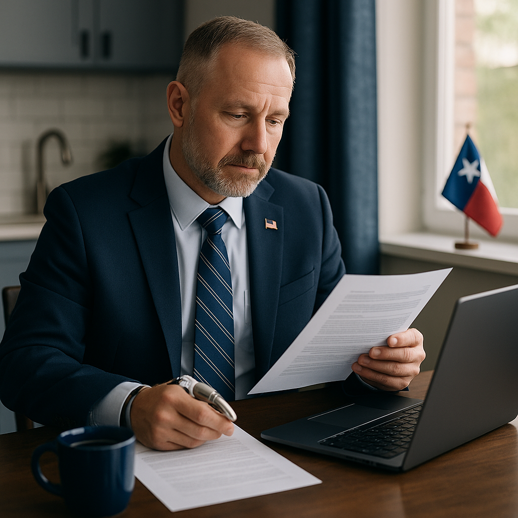 Professional illustration about VA home loans Texas