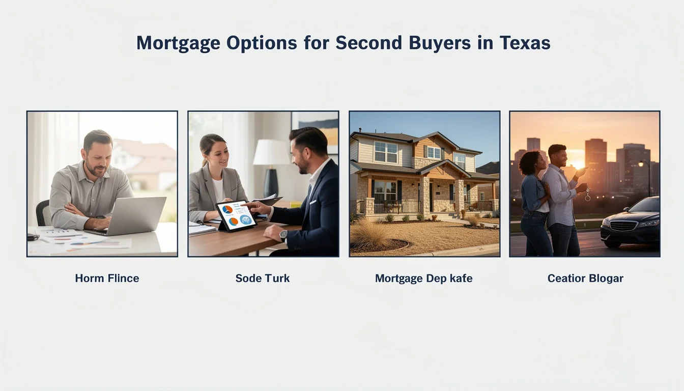 A step-by-step visual process guide demonstrating how mortgage options for second home buyers texas works