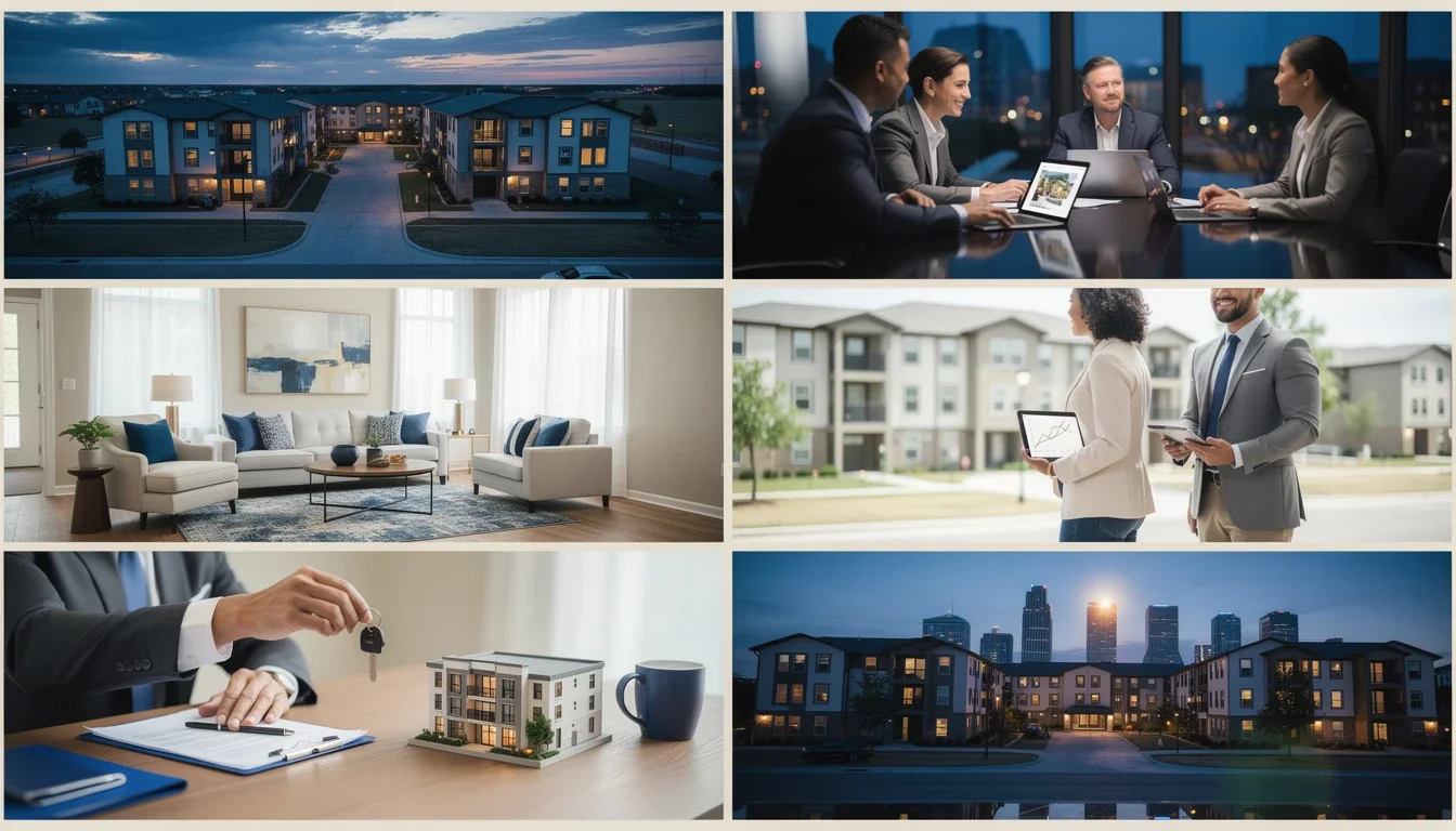 A step-by-step visual process guide demonstrating how dscr loan benefits texas multi-family investors works