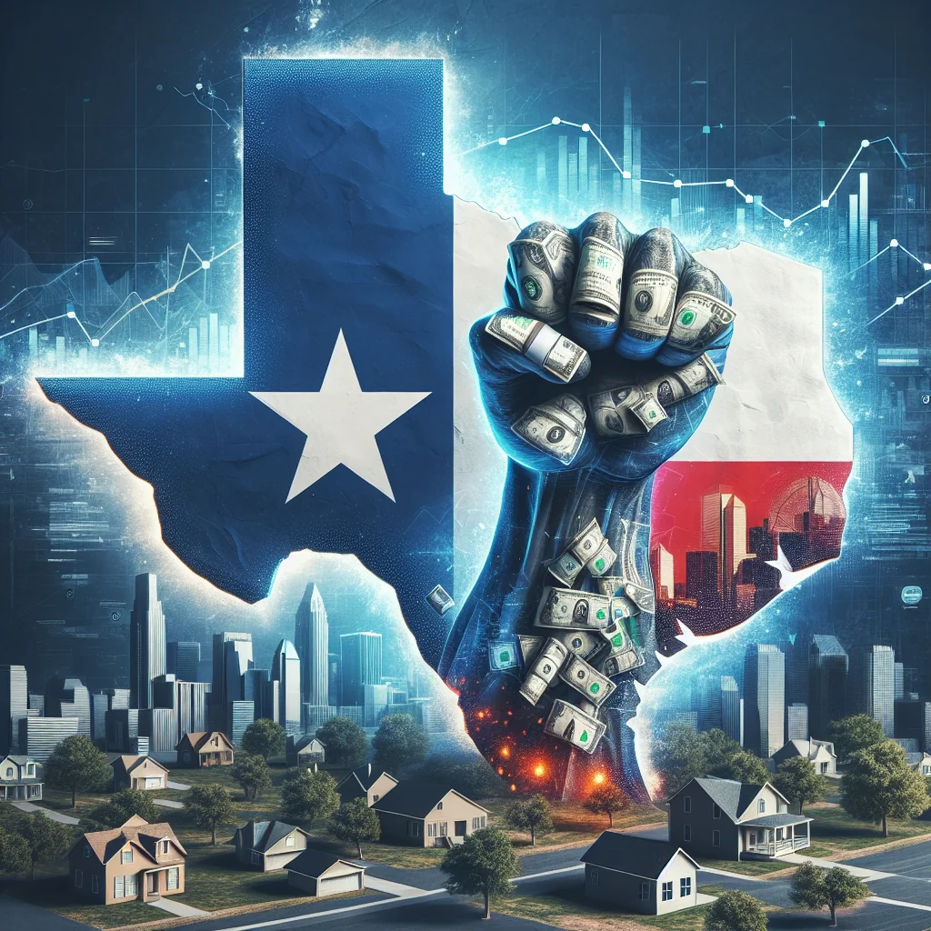A professional team working on impact of texas property taxes on mortgage payments solutions in a modern office environment
