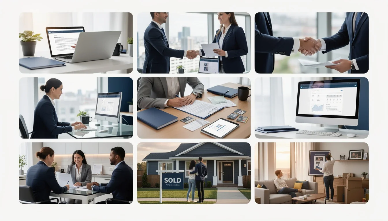 A step-by-step visual process guide demonstrating how mortgage approval after job change 2026 case study works