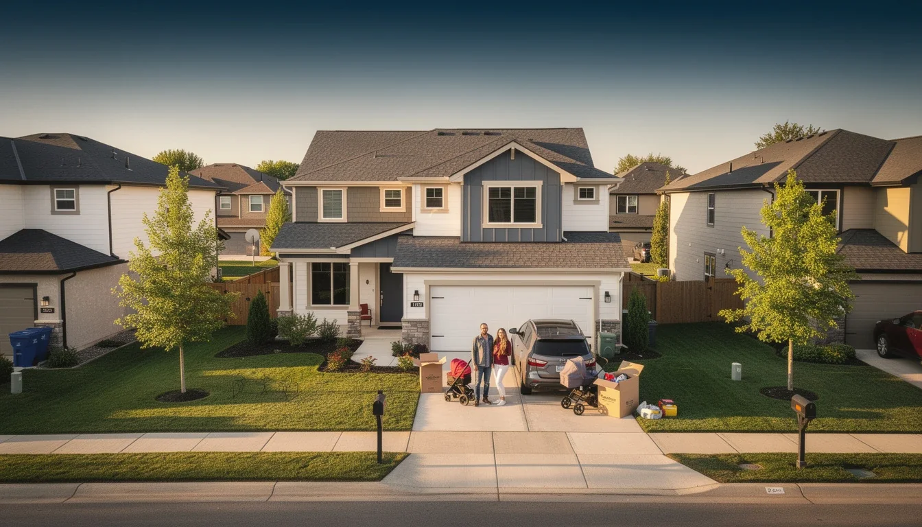 An illustrated diagram showing the key benefits of mortgage approval with recent life changes strategies