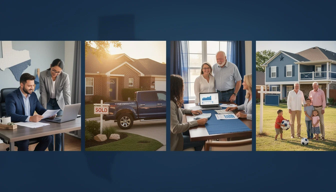 A step-by-step visual process guide demonstrating how mortgage strategies for generational wealth texas works
