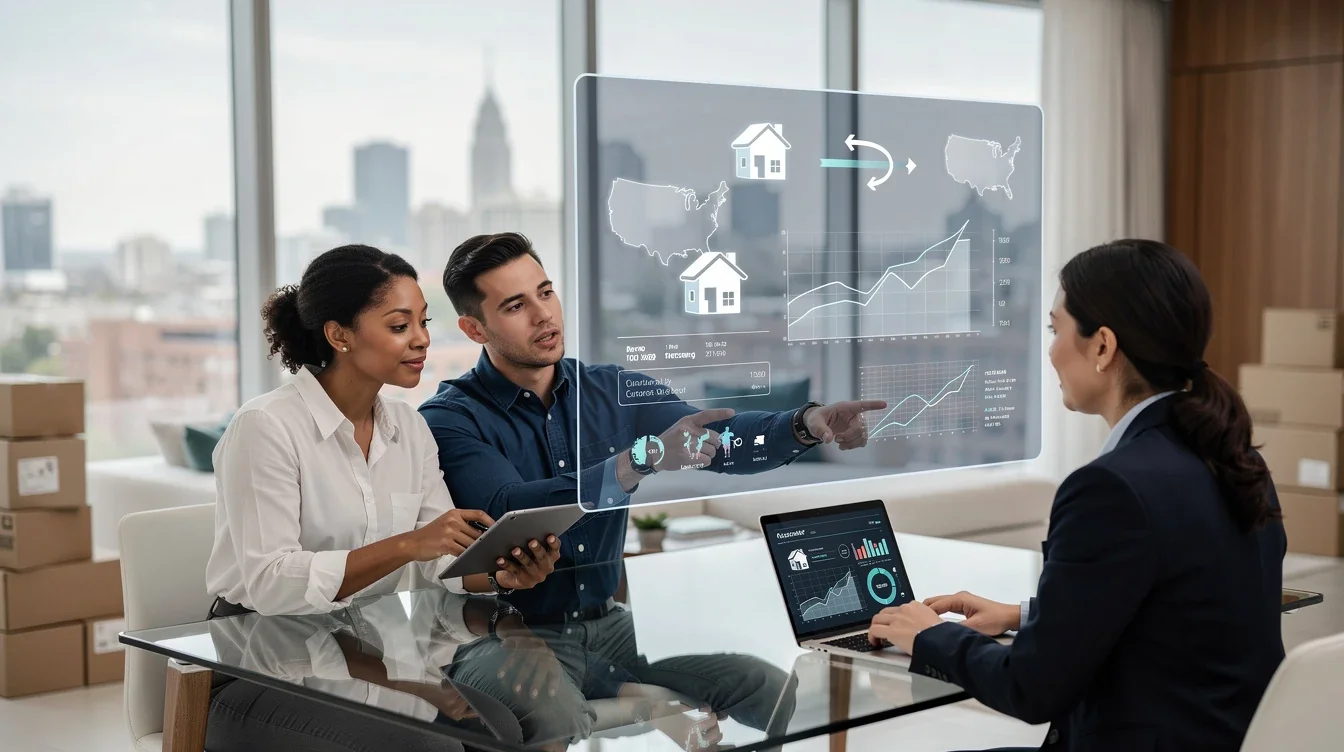 An illustrated diagram showing the key benefits of mortgage strategies for interstate homebuyers 2026 strategies