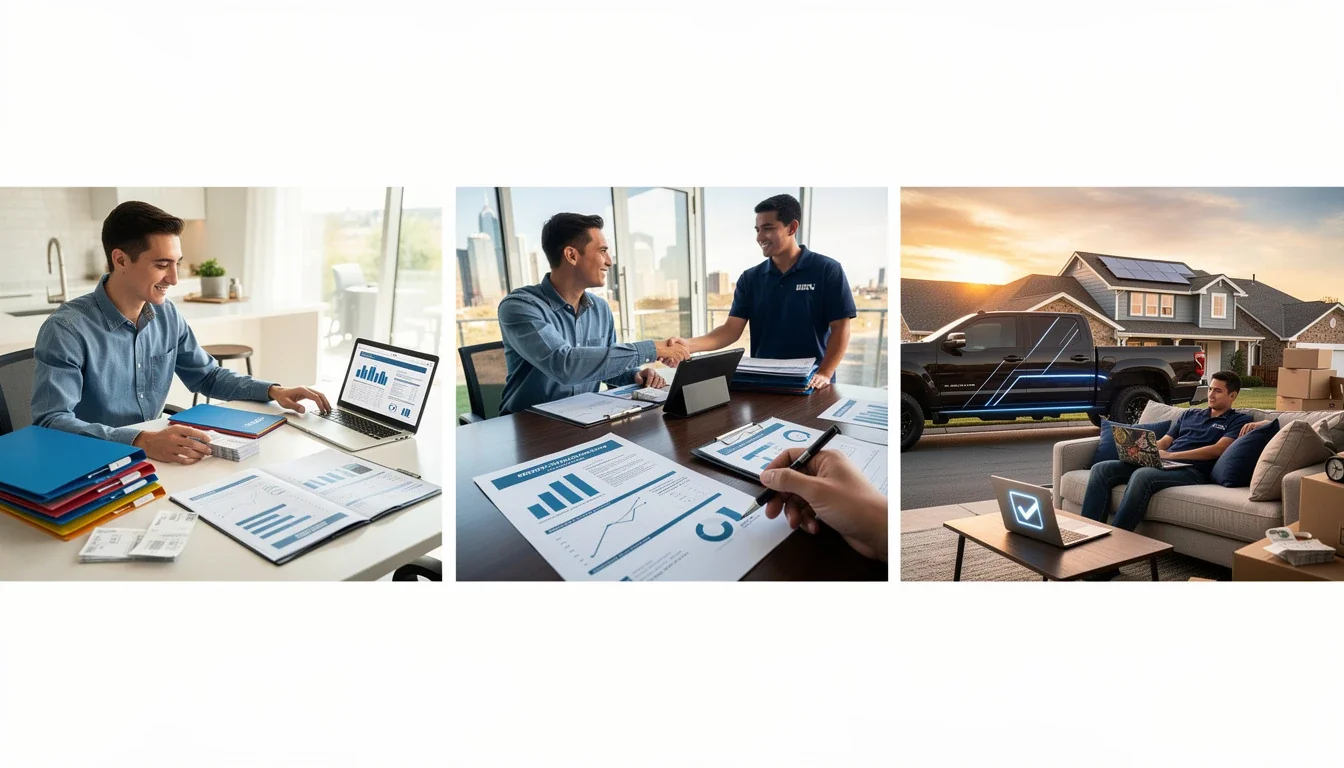 A step-by-step visual process guide demonstrating how seasonal job changes mortgage approval texas 2026 works