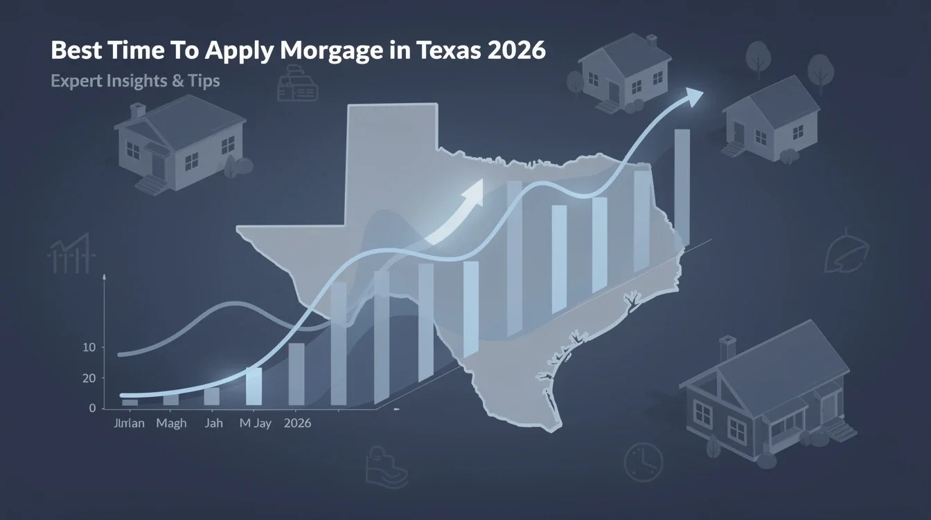 A summary infographic highlighting best practices for best time to apply mortgage texas 2026
