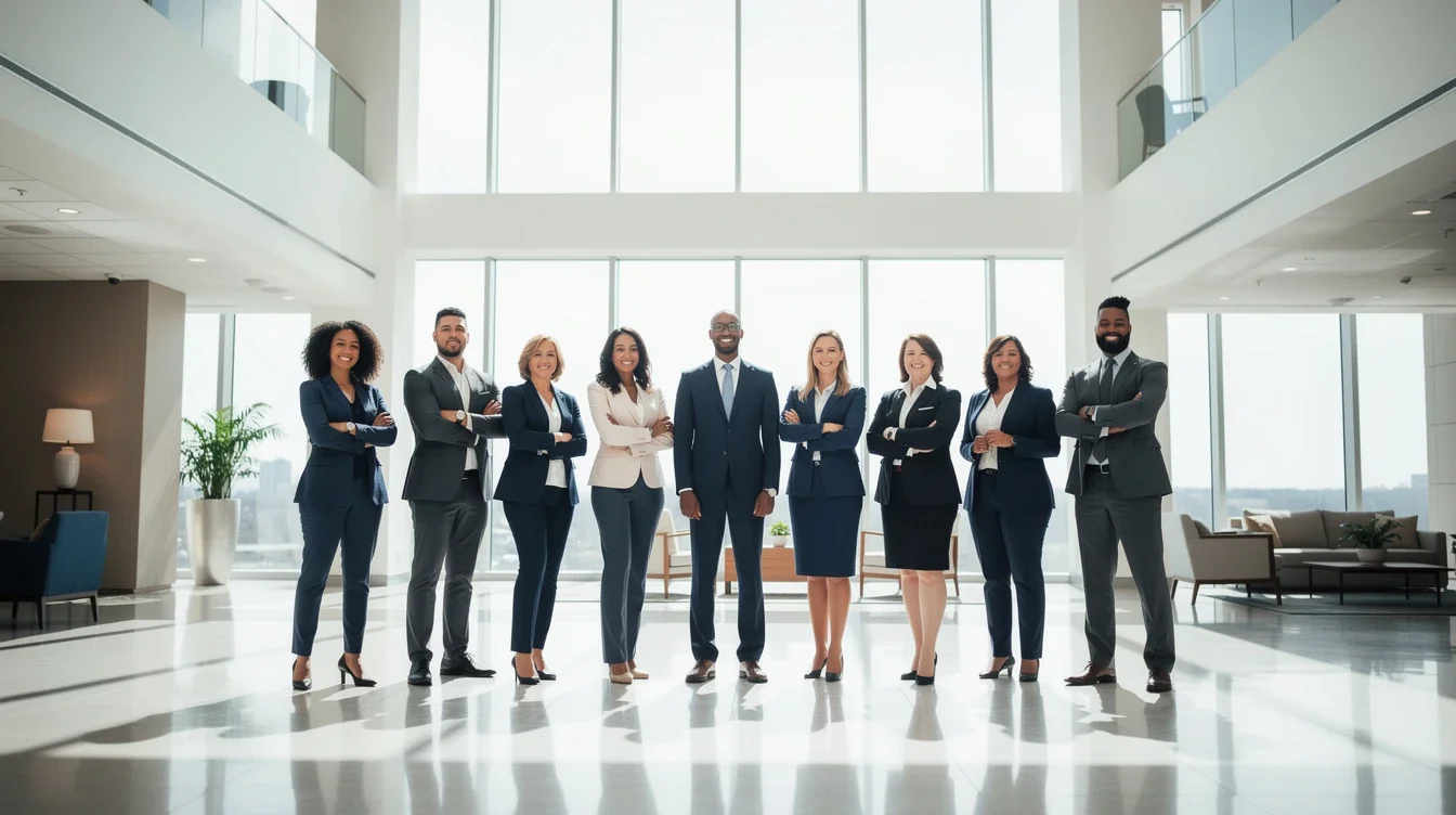 A professional team working on down payment assistance programs texas first time buyers solutions in a modern office environment