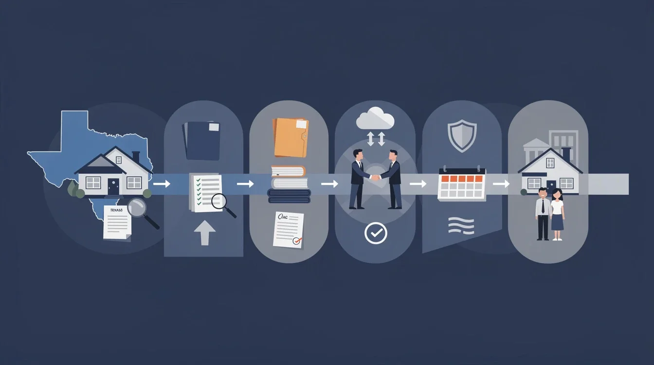 A step-by-step visual process guide demonstrating how switching mortgage servicers texas guide 2026 works
