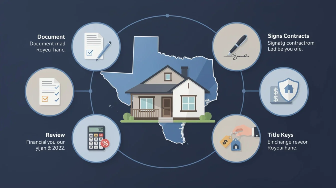 A summary infographic highlighting best practices for closing home loan checklist texas 2026