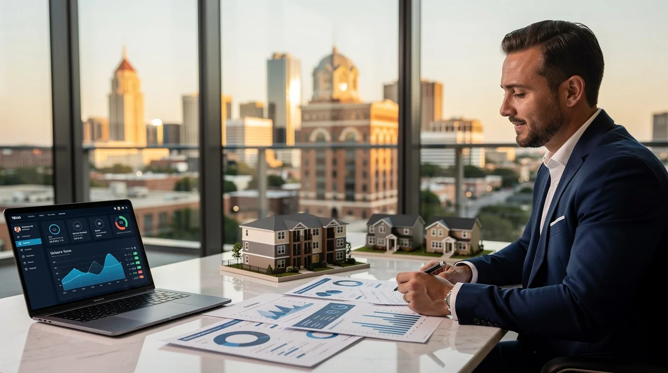 An illustrated diagram showing the key benefits of dscr loan strategy texas real estate investor strategies