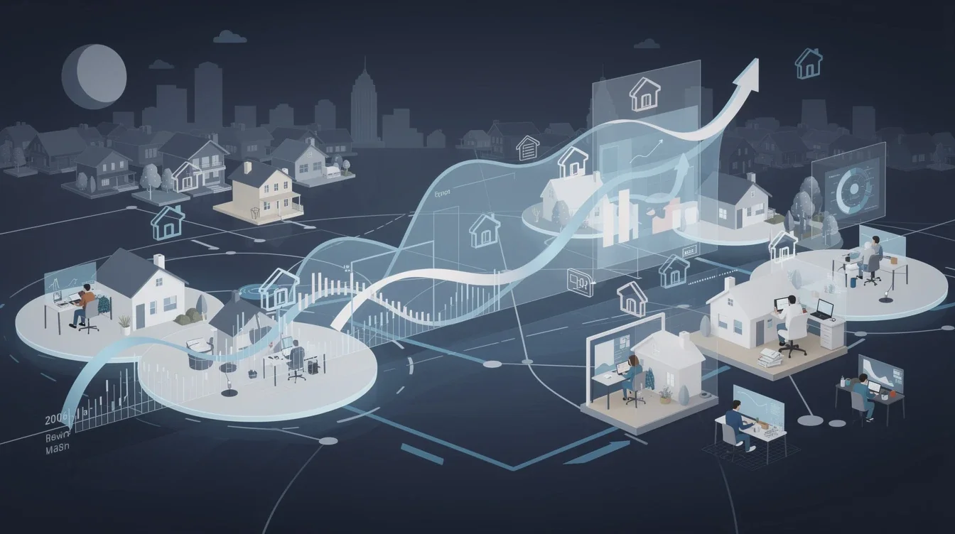 A summary infographic highlighting best practices for remote work mortgage trends 2026 usa