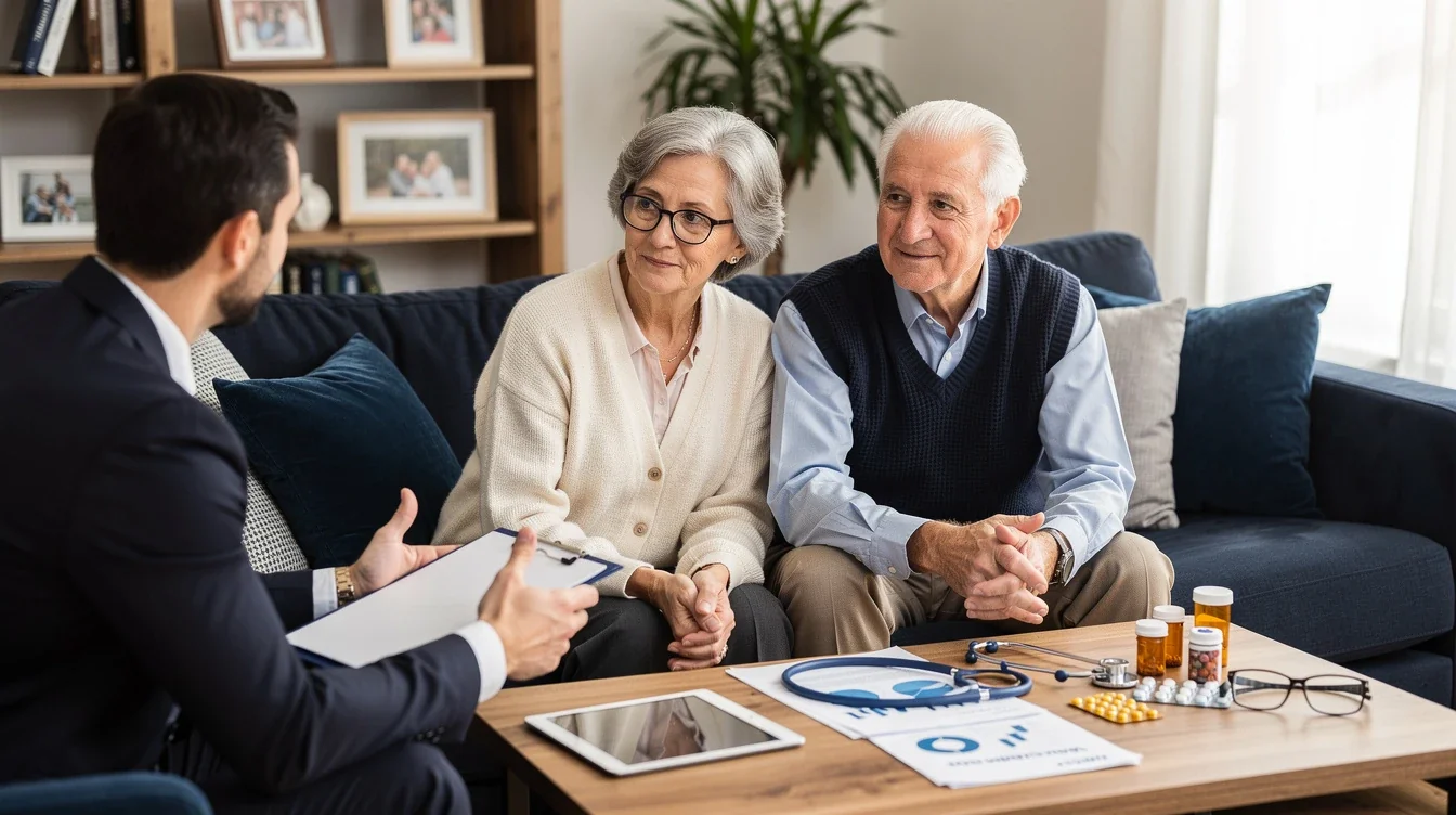 An illustrated diagram showing the key benefits of reverse mortgage for seniors healthcare expenses strategies